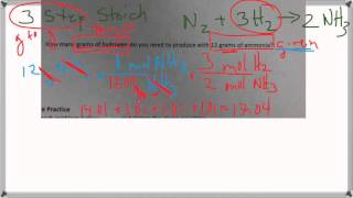 3 step Stoichiometry review