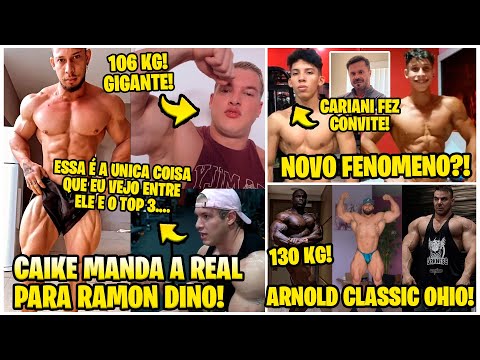 CAIKE PRO MANDA REAL PARA RAMON! CAIKE 106KG GIGANTE! MINI RAMON, CARIANI FAZ CONVITE! DAUDA 130KG!