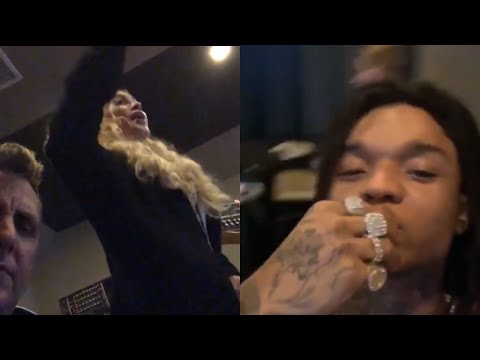 Swae Lee, Mike Dean, and Madonna hit the studio together