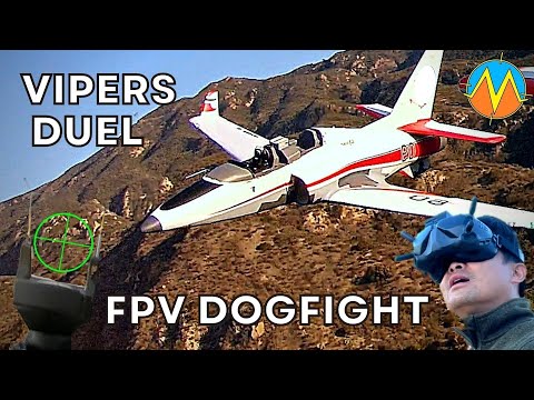 💥FPV Dogfight - Two E-flite Vipers Duel Head-on!