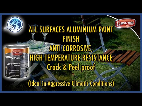 FLEXIBLE ANTI-CORROSIVE HIGHT GLOSS ALUMINIUM PAINT FINISH - RA85 Aluminium Paint - Image 2