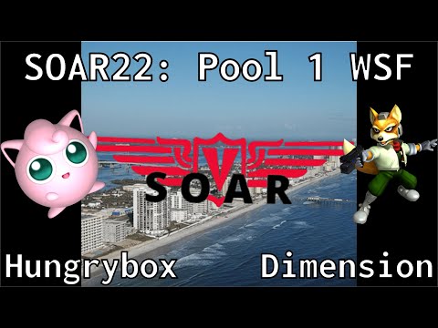 SOAR22 - Hungrybox (Jigglypuff) vs Dimension (Fox) - Pool 1 WSF