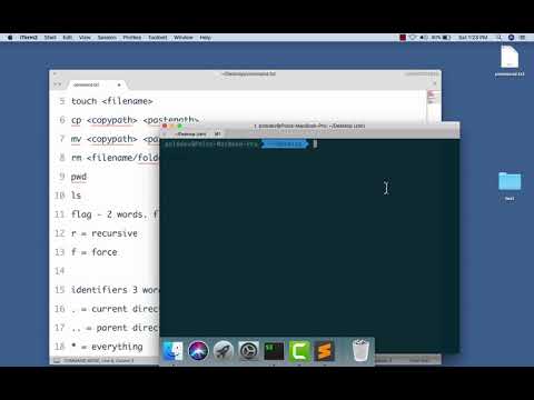 Command line tutorial - Basic terminal command for beginner, web designer and web developer