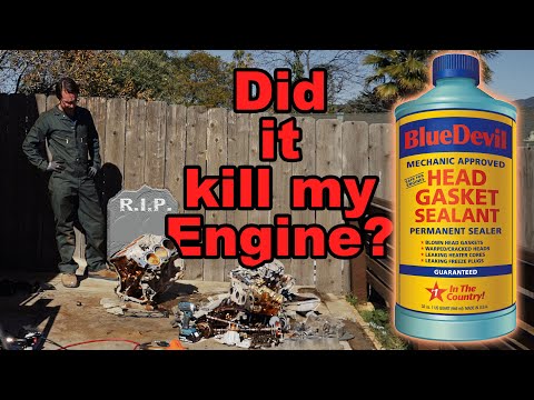 Does blue devil ruin your engine? Toyota 4.0 1GR-FE Teardown Blown Head Gasket