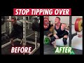 How To Stop Tipping Over in Your Squat (good morning Squat Fix)