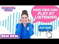 The Listening Game  | Cosmic Kids Zen Den - Mindfulness for kids