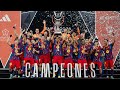 FC BARCELONA SPANISH SUPERCUP 25 26 TROPHY CELEBRATION
