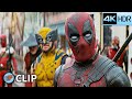 Deadpool Wolverine Vs Deadpool Corps Deadpool Wolverine 2024 4K HDR Movie Clip