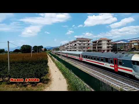 Intercity 1551 pilota Z1A + E401 Roma Termini - Reggio Calabria C. super transito
