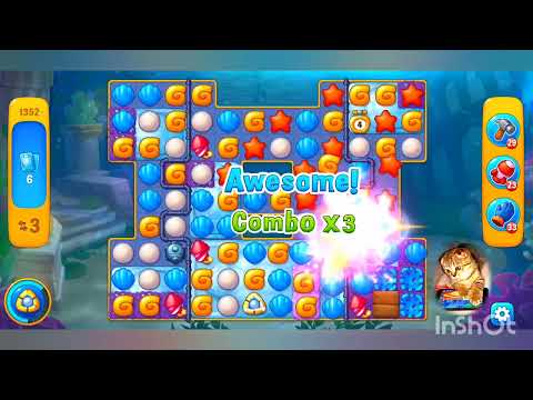 Fishdom,1351 level,no Booster - 1351 уровень, прохождение без бустеров.