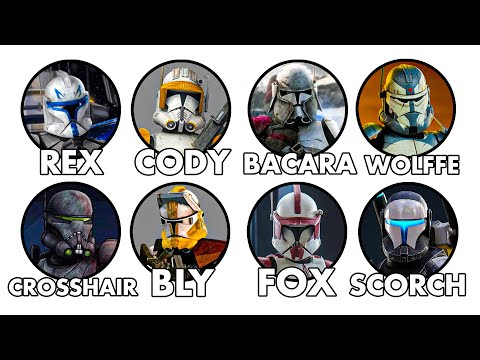Every Clone Commander Explained | StarWarsAddict