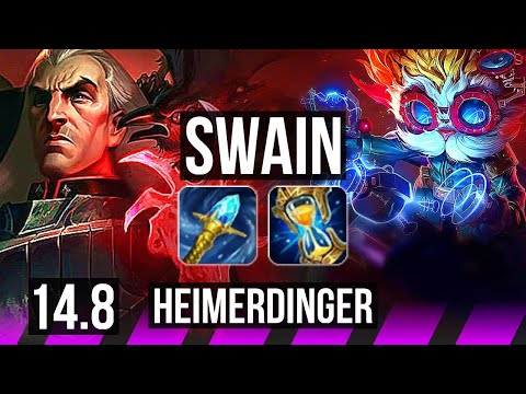 SWAIN & Jhin vs HEIMERDINGER & Kai'Sa (SUP) | 4/1/22 | NA Diamond | 14.8