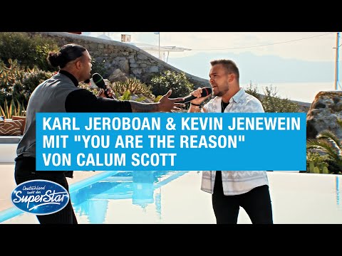 Duett 03: Karl Jeroboan &amp; Kevin Jenewein mit "You Are The Reason" von Calum Scott | DSDS 2021