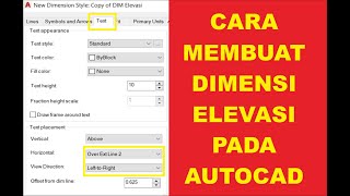 Download lagu Cara Membuat Dimensi Elevasi pada Autocad mp3