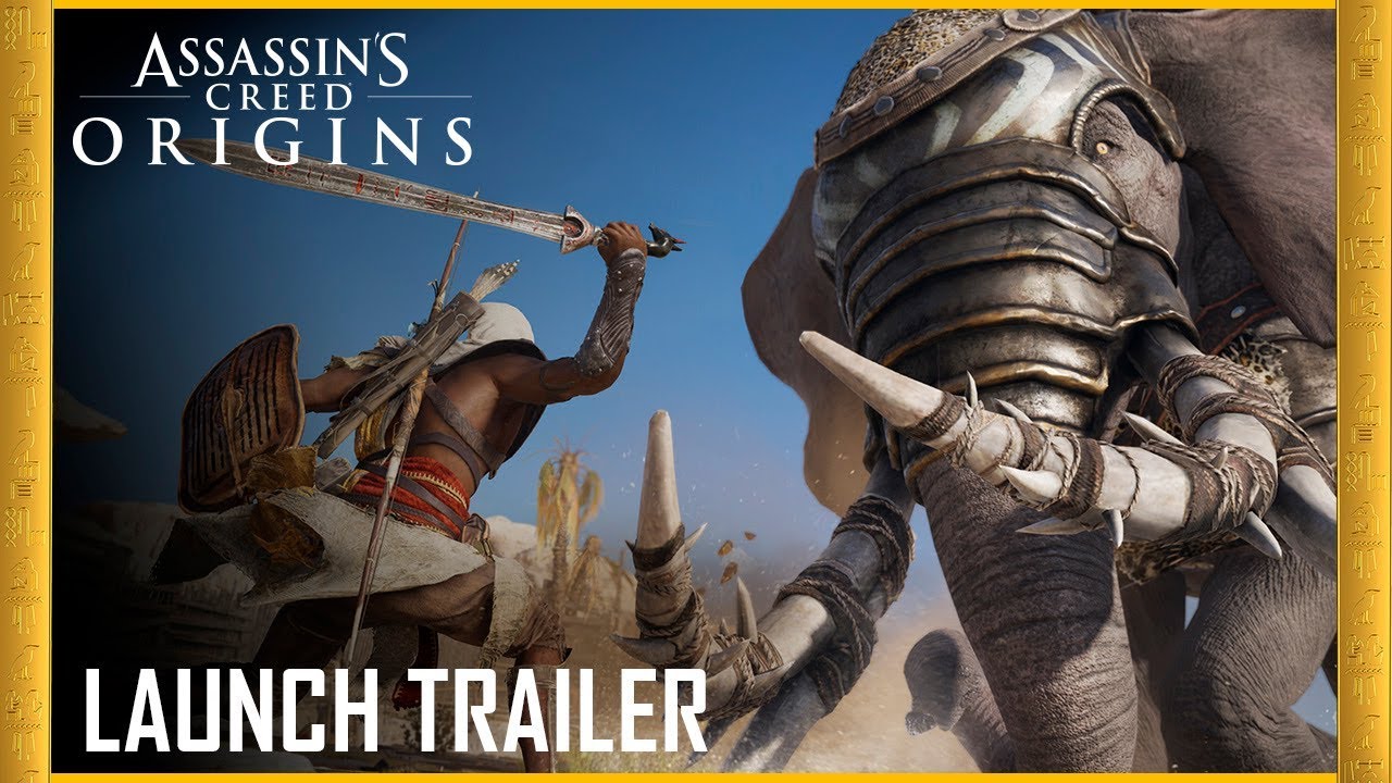 Assassinâ€™s Creed Origins: Launch Trailer | Legend of the Assassin | Ubisoft [NA] - YouTube