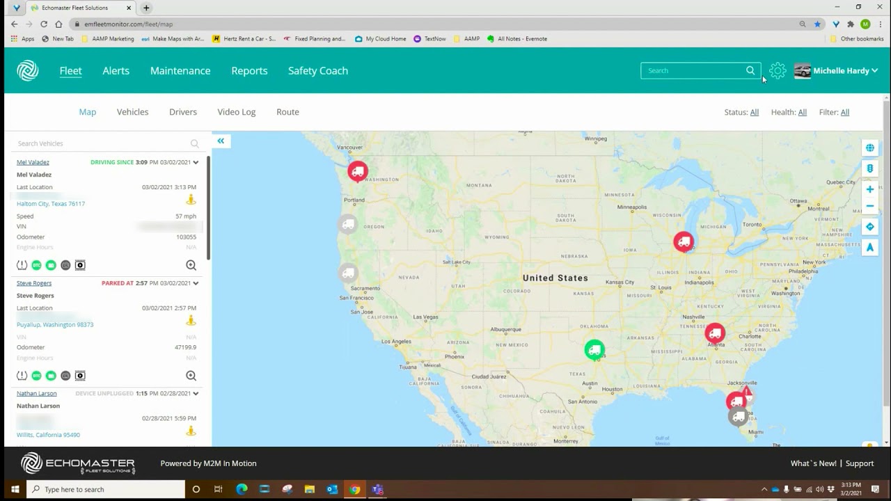 EchoMaster Fleet Solutions - Telematics Software Platform Demo