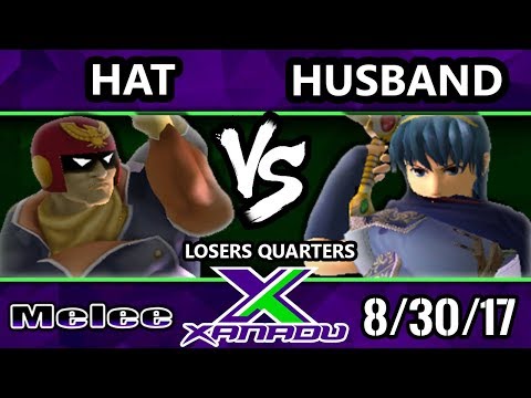 S@X 217 - Hat (Captain Falcon, Sheik) Vs. Husband (Marth) - Smash Melee Losers Quarters - SSBM