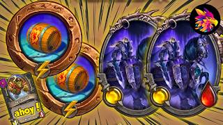 REVIVING SCALLYWAG BUILD WITH DOUBLE POWDER KEG! | Hearthstone Battlegrounds