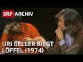Uri Geller Beim Löffelbiegen 1974 Magische Tricks Erklärt SRF Archiv