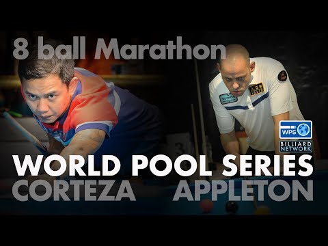 8 Ball Marathon |  Lee Van Corteza vs Darren Appleton | World Pool Series | Thriller SEMIFINAL