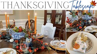 Thanksgiving Tablescape | Holiday Decor | Thanksgiving Decor Ideas | The Craf-T Home