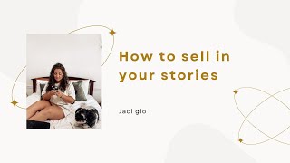 How to sell in your stories | plexus training