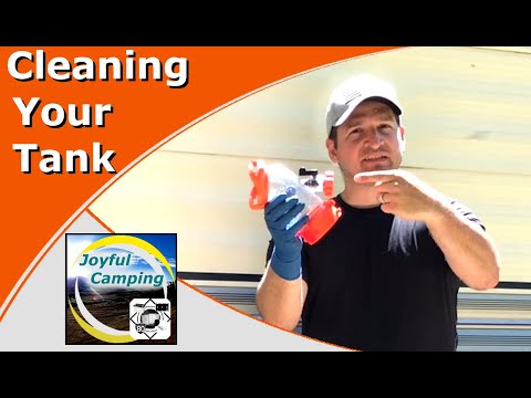 Cleaning/Review Black Tank with Camco 39080 Rhino Blaster Sewer Tank Rinser --- Joyful Camping