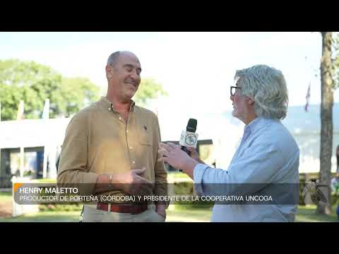 Henry Maletto. productor de Porteña (Córdoba) y presidente de la cooperativa UNCOGA