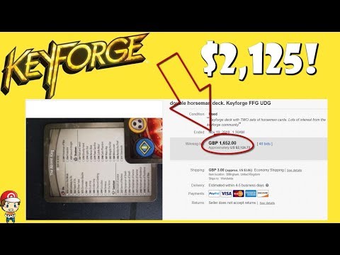 Someone Spent Over $2000 on a Keyforge Deck!! Video
