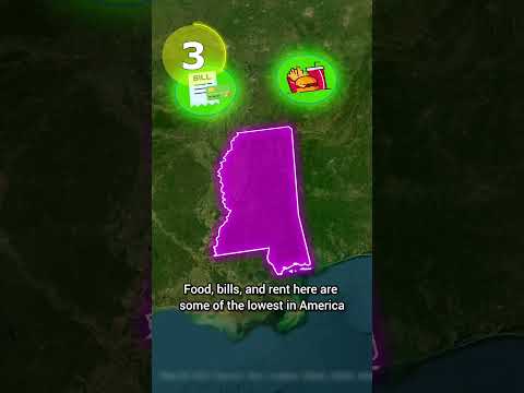 Самые дешевые для жизни штаты США 📉