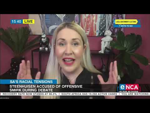 SA's racial tensions Steenhuisen accused of offensive smirk