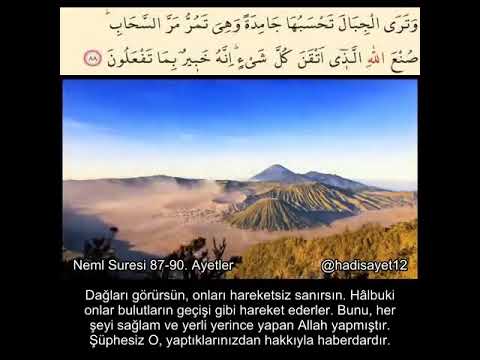 Neml Suresi 87-90. Ayet Meali