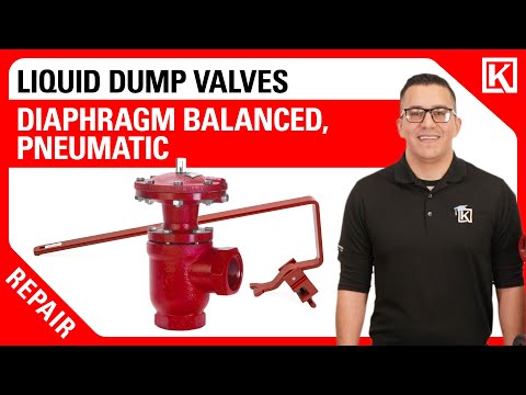 Repair the Kimray Diaphragm Balanced DB Pneumatically Operated Dump Valve 