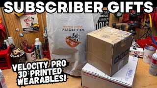 Subscriber Gifts | Velocity Pro Gear, 3D Printed, & More