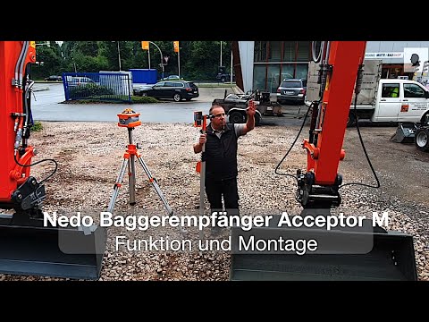 Nedo Baggerempfänger Acceptor M Funktion und Montage