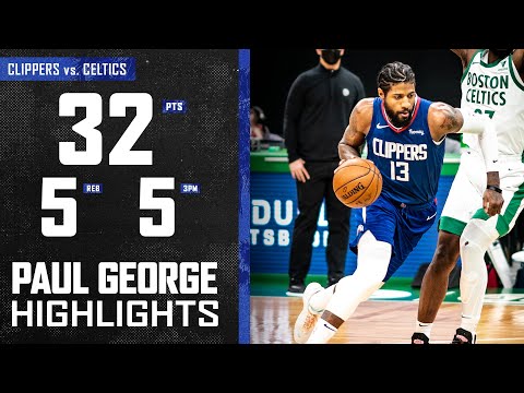 Paul George Tallies 32 points vs. Boston Celtics | LA Clippers