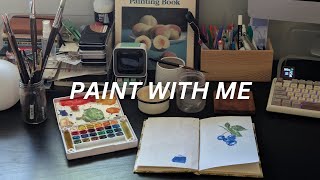 a cozy hobby vlog: paint with me!