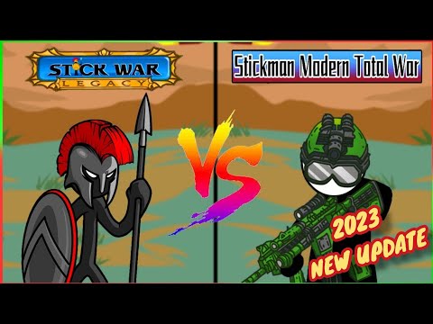Stick War Legacy VS Stickman Modern Total War - Mission 250 ,  2023 NEW UPDATE Final Boss New Skins