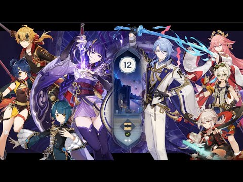 C0 raiden national and C0 ayato soup - Spiral Abyss floor 12 (9-star)