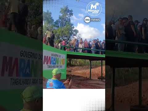Ponte entregue em povoado chama atenção pelas condições precárias dos acessos no MA