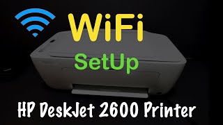 how to setup hp deskjet 2600 all in one series