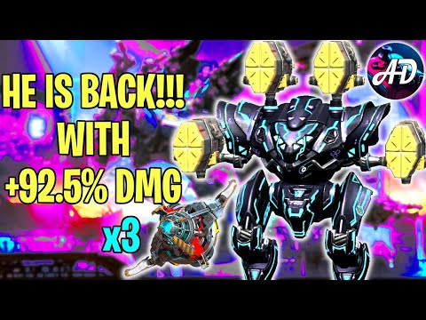 SPECTRE ORKAN IS BACK!! 3X OVERDRIVE UNIT +92.5% DMG Stronger Than Ever | War Robots MK2 WR Gameplay