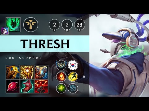 Thresh Support vs Rell - KR Challenger Patch 14.22