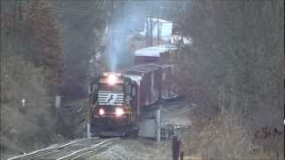 preview picture of video 'NS P59 Working Hard in Waynesville NC 1/12/13'