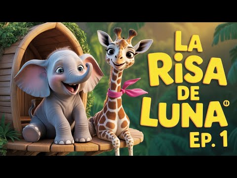 The Moon's Laughter 🐘✨A story that will make you laugh and cryAnimated Adventure for Kids!