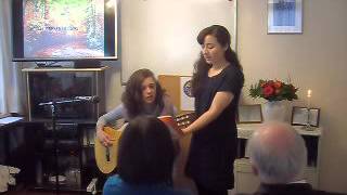 Anna & Grace sing 20151101