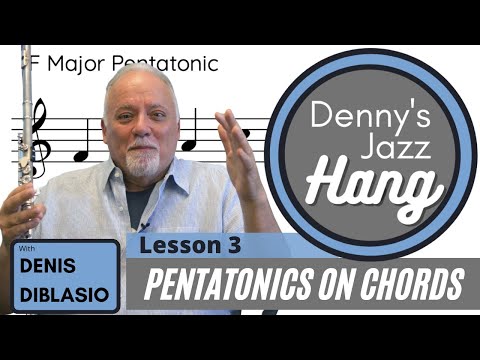 JAZZ IMPROV Trick: Pentatonics on Minor Chords | Denny's Jazz Hang 3