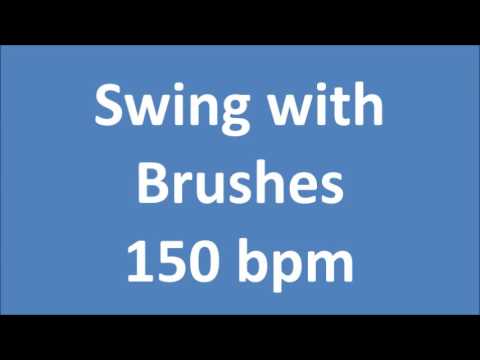 Drum Loops for Practice Swing With Brushes 150 bpm