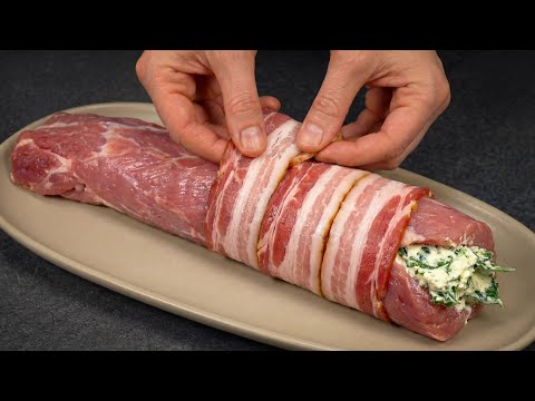 The MOST Tender Pork Tenderloin in Just 15 Minutes! Juicy and Wrapped in Bacon