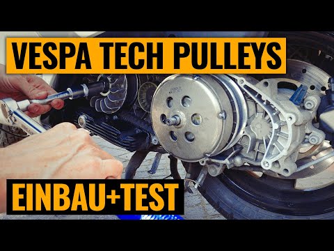 Vespa GTS 300 Variorollen: Lohnen sich die Tech Pulleys? Testfahrt & Fazit